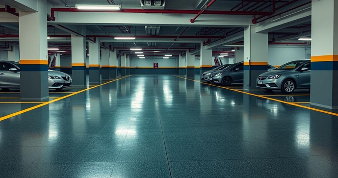 Piso Epóxi para Estacionamento e suas Vantagens Incríveis para Espaços Comerciais