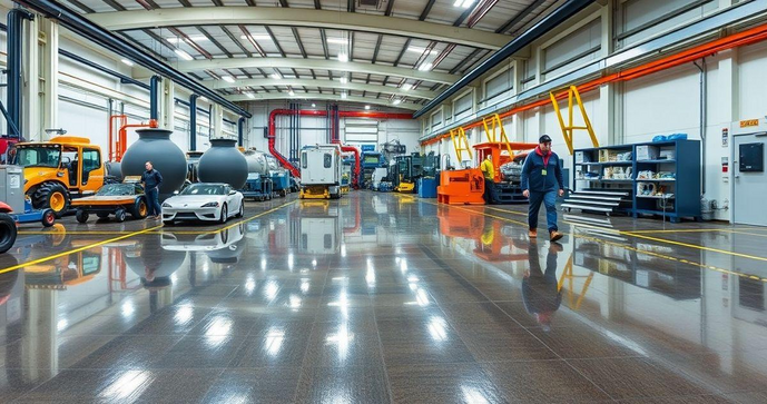 Piso industrial resinado como solução para ambientes exigentes Piso industrial resinado como solução para ambientes exigentes