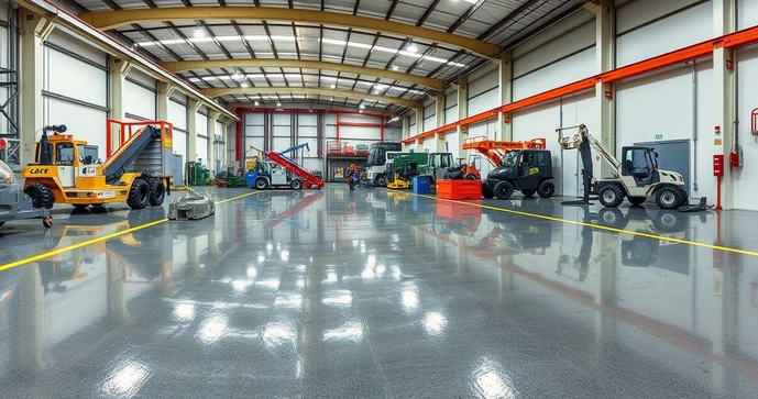 Piso epóxi argamassado como solução ideal para ambientes industriais e comerciais